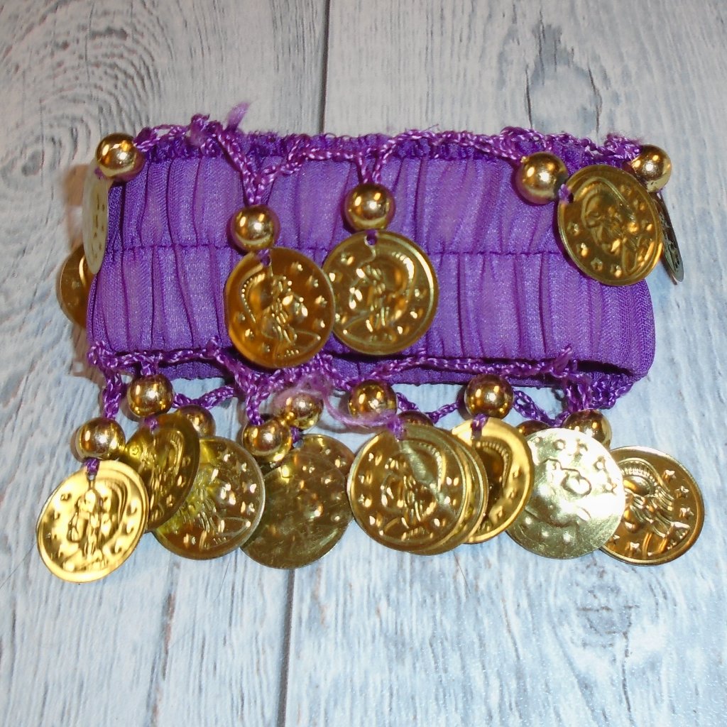 Purple Coin Bracelets